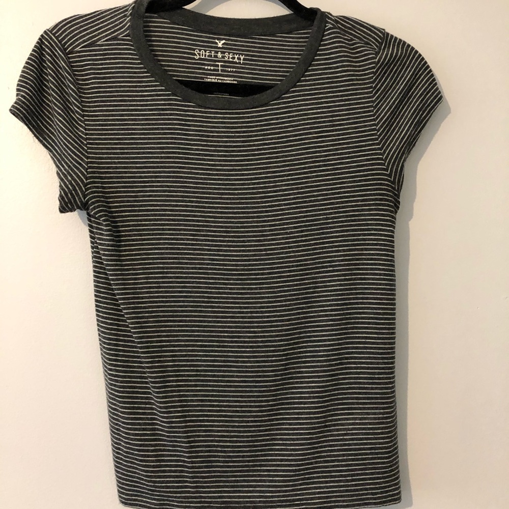 Soft and sexy striped tee